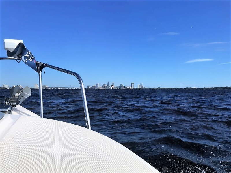 Coming into Jacksonville
