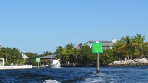 Coming out of the Pilot House Canal to Hawk channel