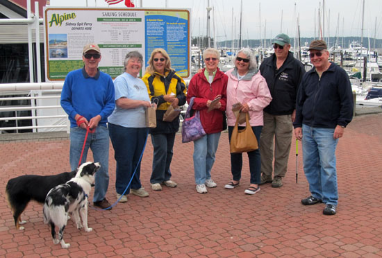 Continuing the gathering at Sidney, on Vancouver Island