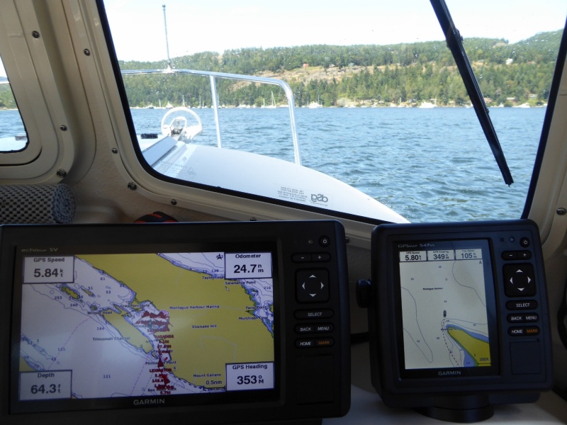 Continuing up the Gulf Islands, now at Montague Harbor. I remember staying here as a kid, but there weren\'t as many boats...
