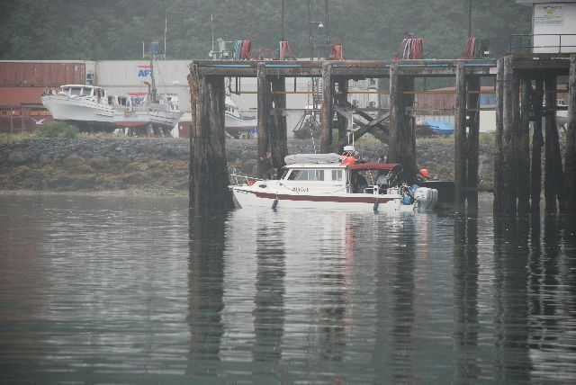 Cordova Fuel Dock Low Tide