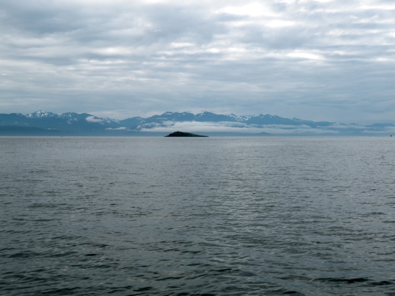 Couverden rock marks entrance to Swanson Harbor
