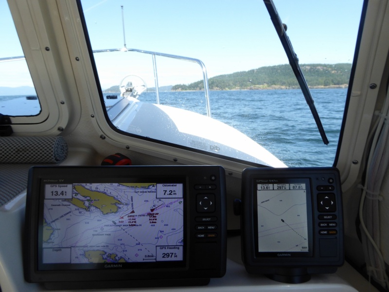 Crossing the shipping lanes of Boundary Pass is no joke!