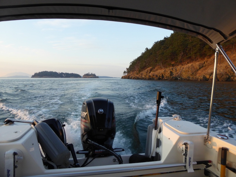 Cruising home along Hat Island