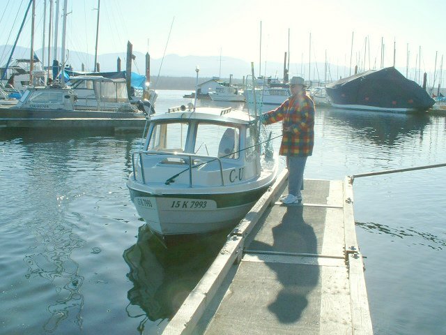 Cruising out of Comox Harbour