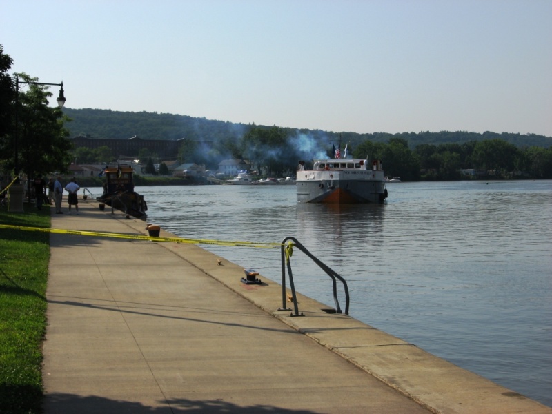 Day Peckinpaugh pulling in to Waterford wall