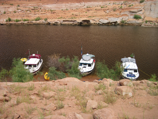 Daydream, Laurna Jo and Traveler at Forgotten Canyon 9-15-09.Sized