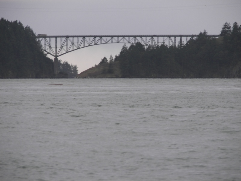 Deception Pass Bridge, Pirates out of sight off the Port side.