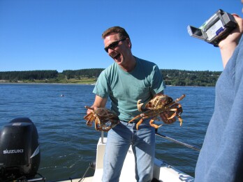 Dee's cousin David - east side of Whidbey Island, WA