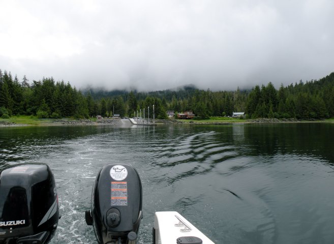 Departing Amalga Harbor