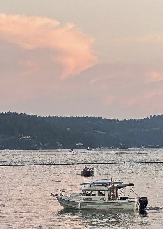 Desert Dory on Coeur d\'Alene lake