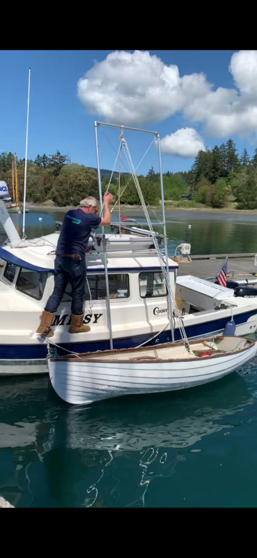 Dinghy loading