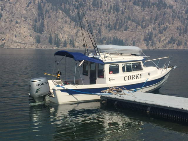 Dinghy Tied on Top