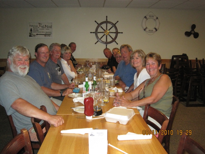 Dinner at Fisherman's Friend in Stonington