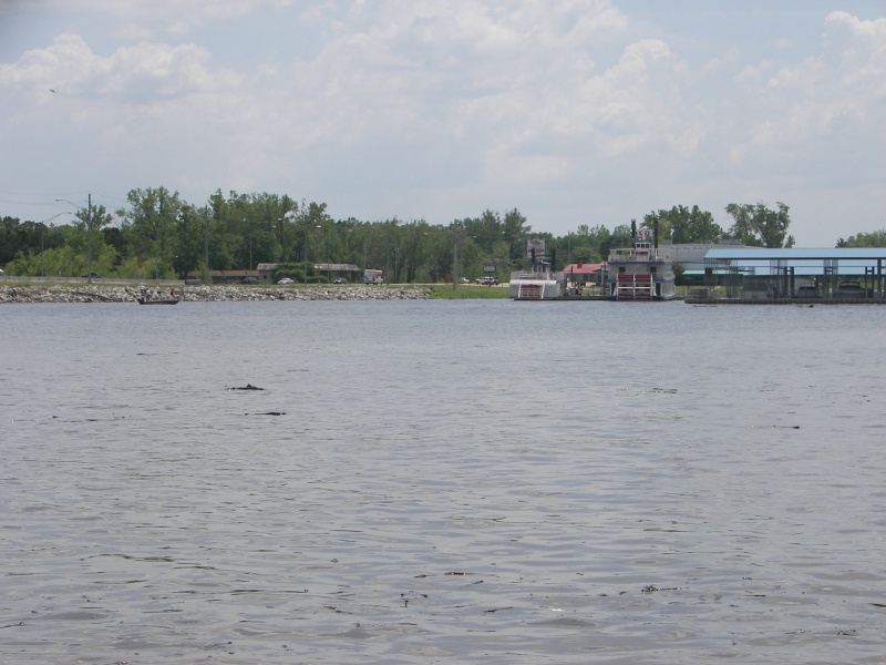 Dinner Party Paddlewheelers docked at Grove, OK.