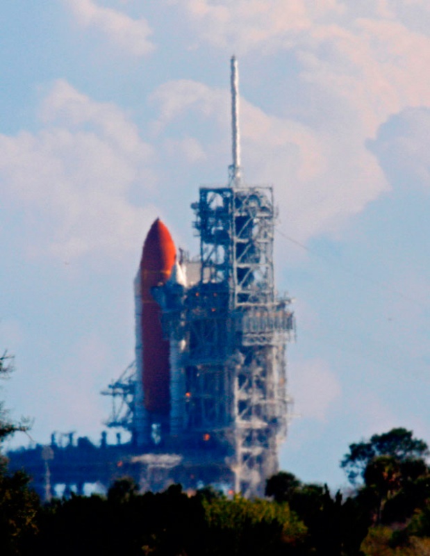 Discovery on Pad from Playalinda Beach