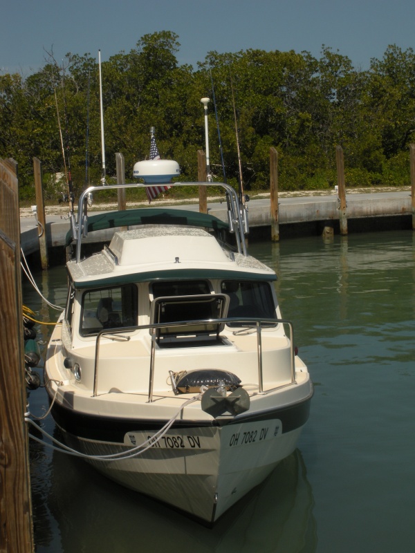 Docked at Bahia Honda Marina.