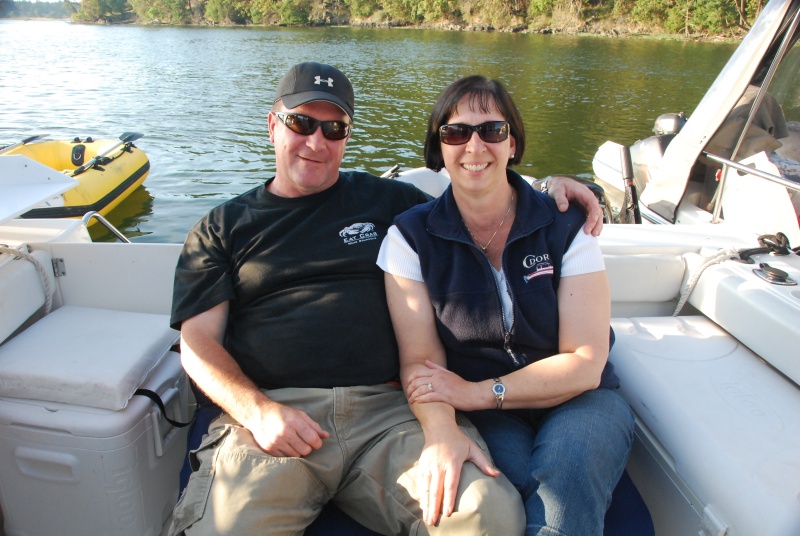 Don and Dee on Nama Bickie, Garrison Bay, San Juan Island