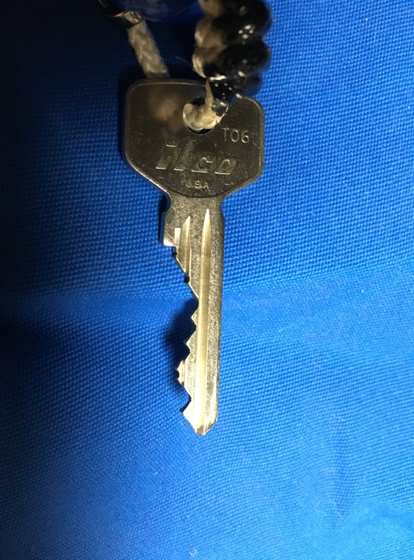 Door Key \"ilco\" on blank