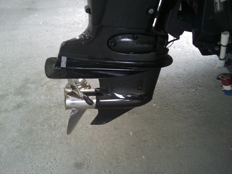 drain through transom