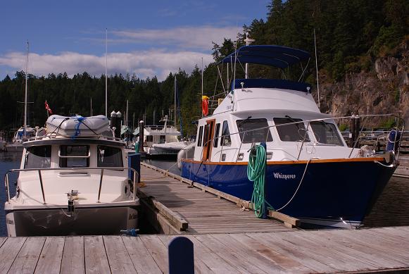 Due to poor weather. 1st night at Secret Cove
