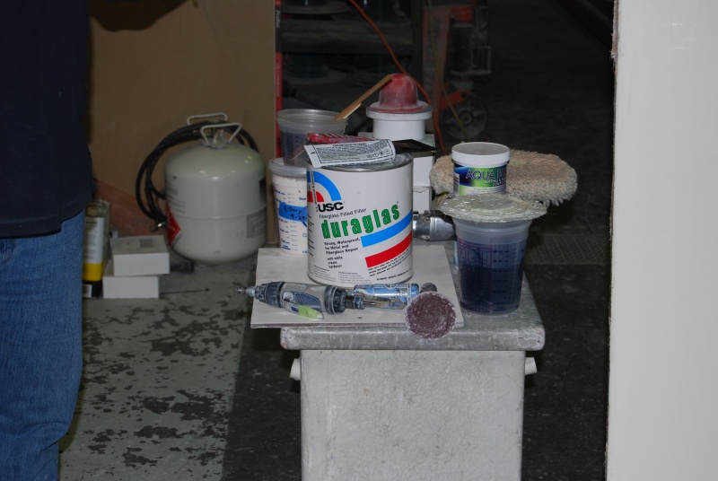 Duraglas - \"bondo for boats\"