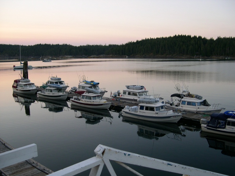 Early morning shot of the C-Pod at Gorge Harbor