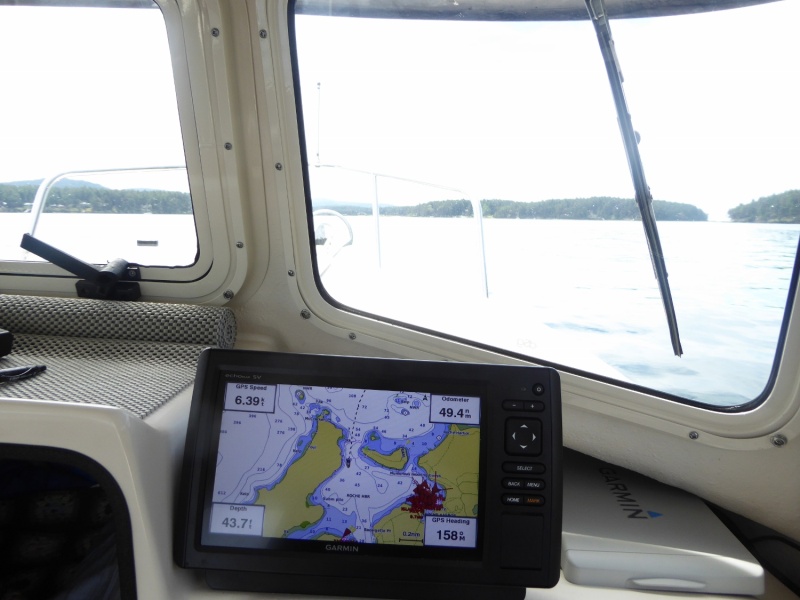 Entering Roche Harbor Monday morning
