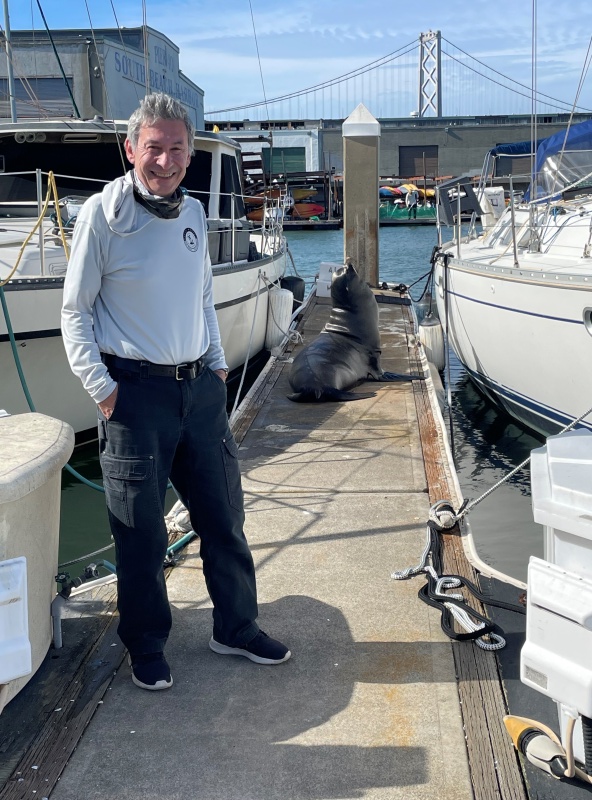 Erdem and the sea lion