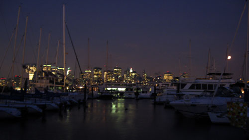 Evening in the marina