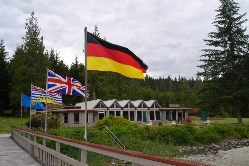 Excellant German Food at Blind Channel Resort.