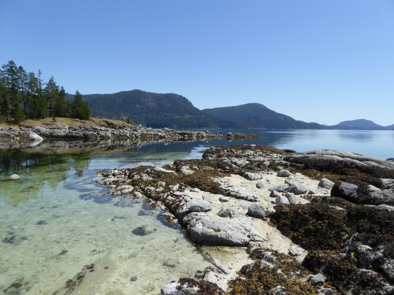 Exploring the Octopus Islands via dinghy