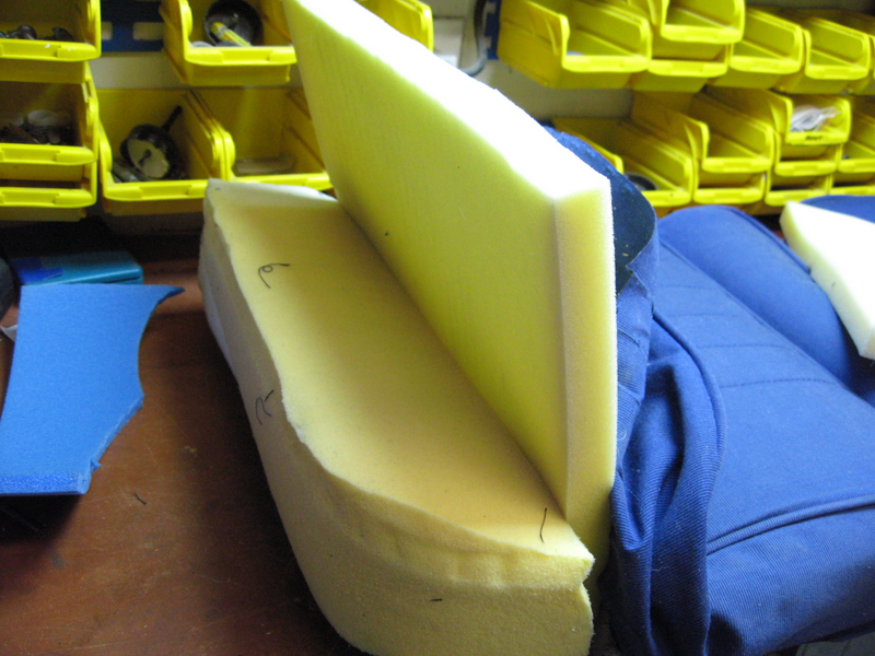 Extra piece of foam across top of sides