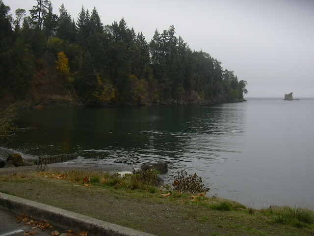 Fall at Freshwater Bay boat ramp