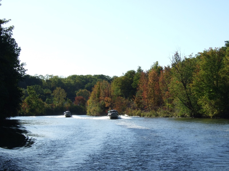 Fall colors just starting to show.