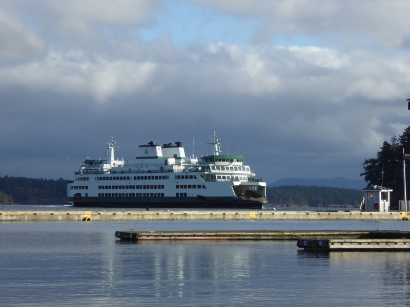 Ferry arriving Sunday morning