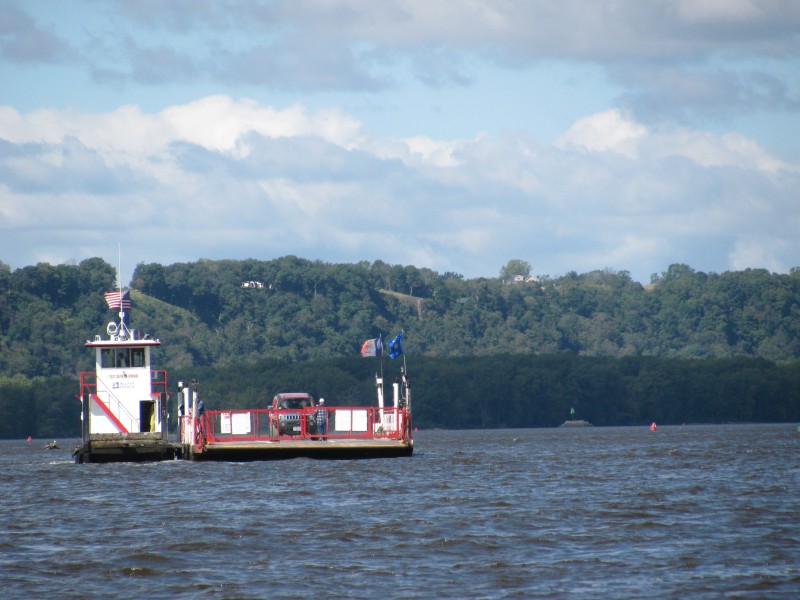 Ferry crossing Mississippi