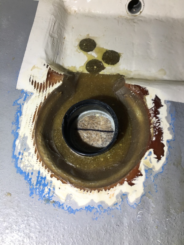 Fiberglassing over the line.