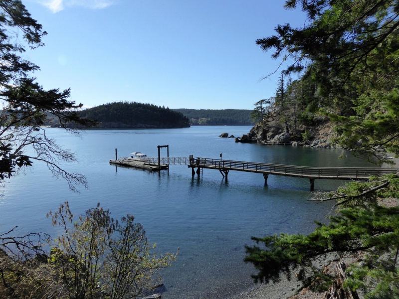 Finally all the others have left and now the only boat on the island Sunday afternoon October 9th.