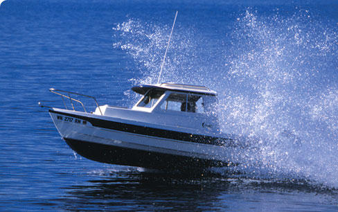First Boat, 2001 CD-16. - Used in C-Dory Brochure Photo.  The factory borrowed our boat for their photo shoot. Three subsequent factory owners used the pictures as well.