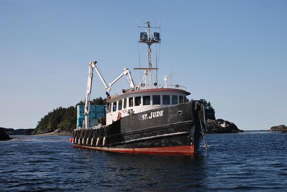 Fish Tender "St Jude" Based in Elfin Cove