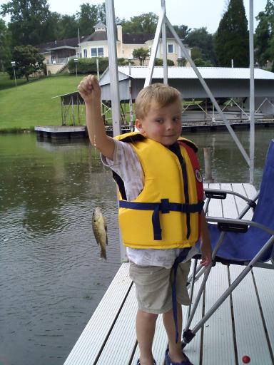 fishin on the dock is fun !!!!
The big one got away