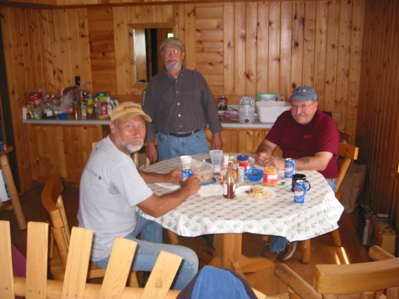 Fishing buddies after a fresh herring fry.
