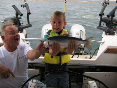 Fishing for lunkers at Flaming Gorge