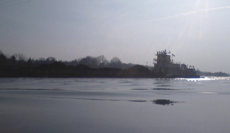 flat water & sunny Sunday 1/16/11