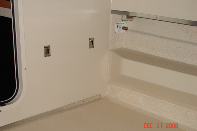 Flush mount brackets for Garelick seat