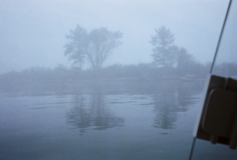 Foggy start to the day.