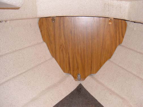 Forward Bulkhead
Moved Ahead 3" and hung from removable hinges
(This Thing is Heavy)