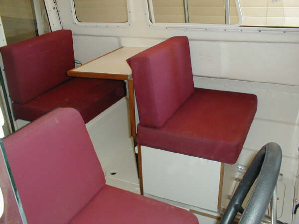 Forward facing moveable seat