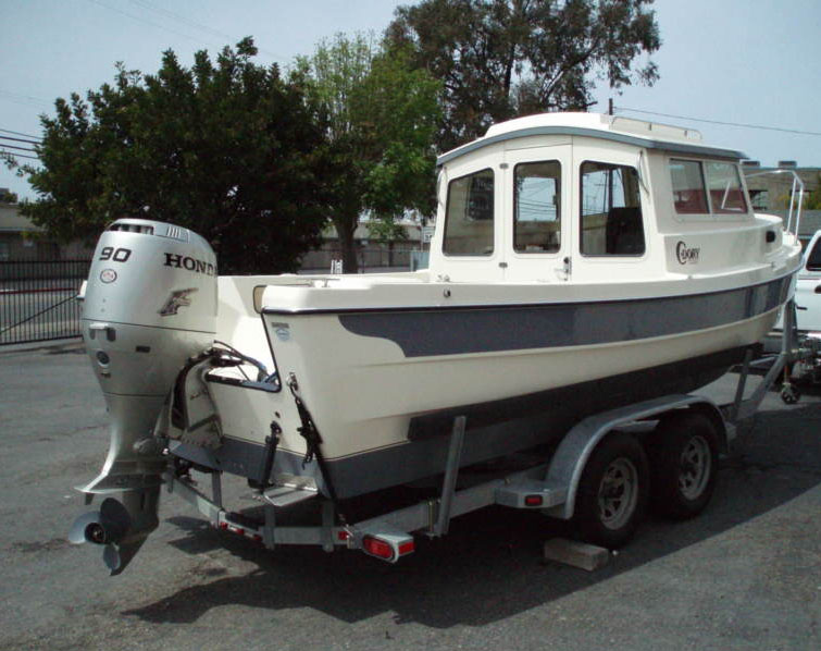 Found a repro 2006 C-Dory with 210 hrs. in L.A. Turns out it was from The Outboard Shop in Oakland when purchased originally. Now Sea-Cruz (my new name) is home in Santa Cruz on Monterey Bay.
